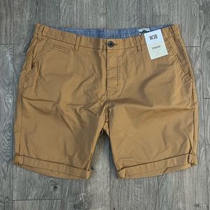 PRIMARK Denim Co. Men’s Cuffed Shorts Khaki